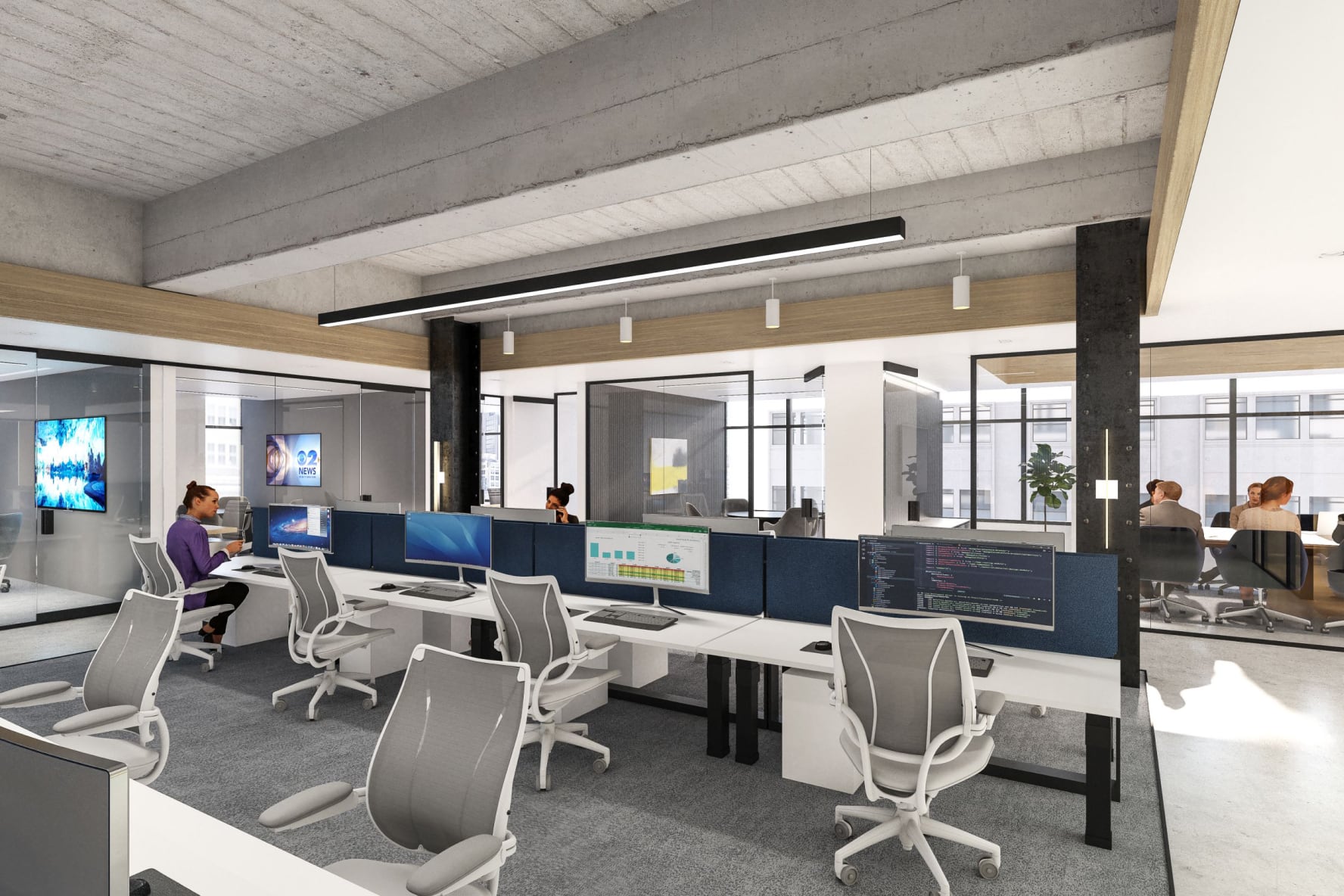 Prebuilt office on 8th floor