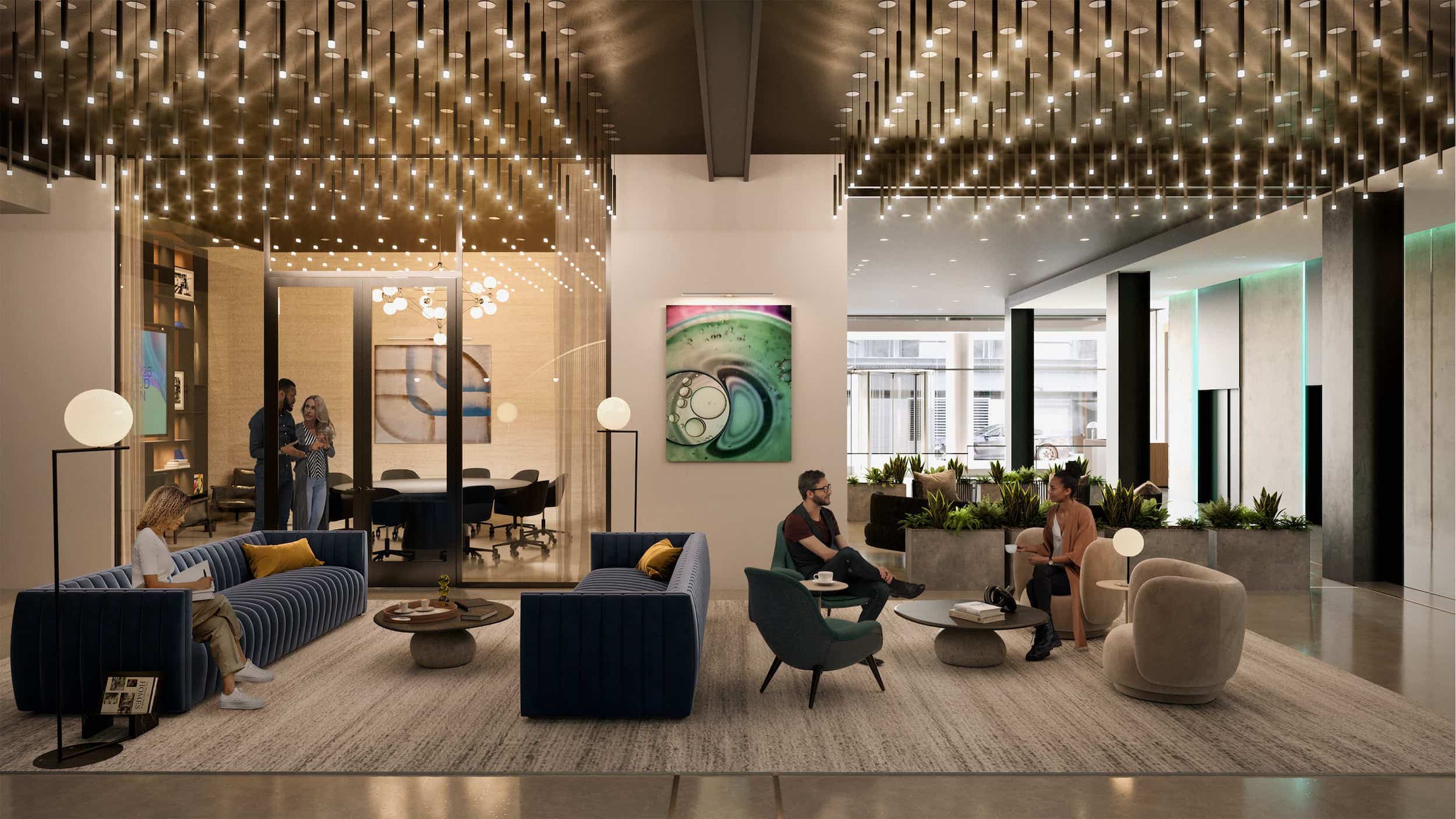 Modern offices in NYC